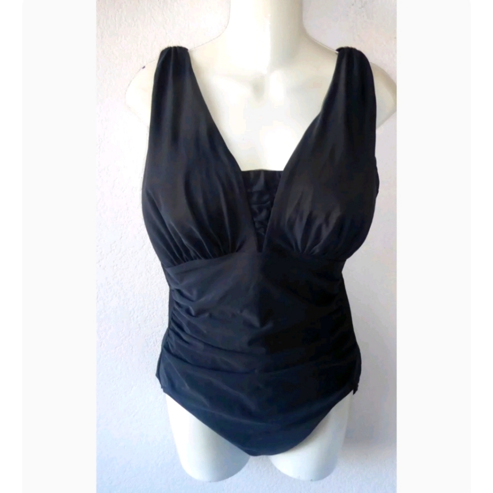 Lands End One Piece Swimsuit Size 16D